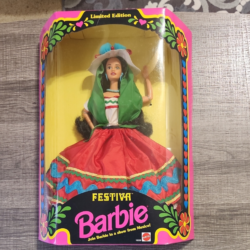 Festiva Barbie Doll 1993 New In Box!